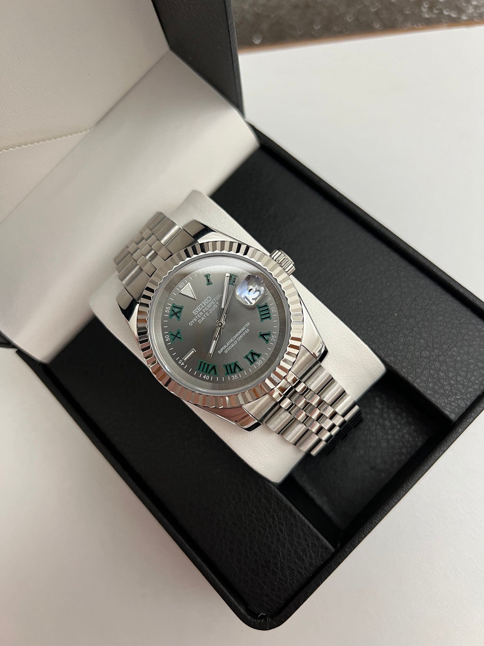 Seiko Mod Date Just Wimbledon