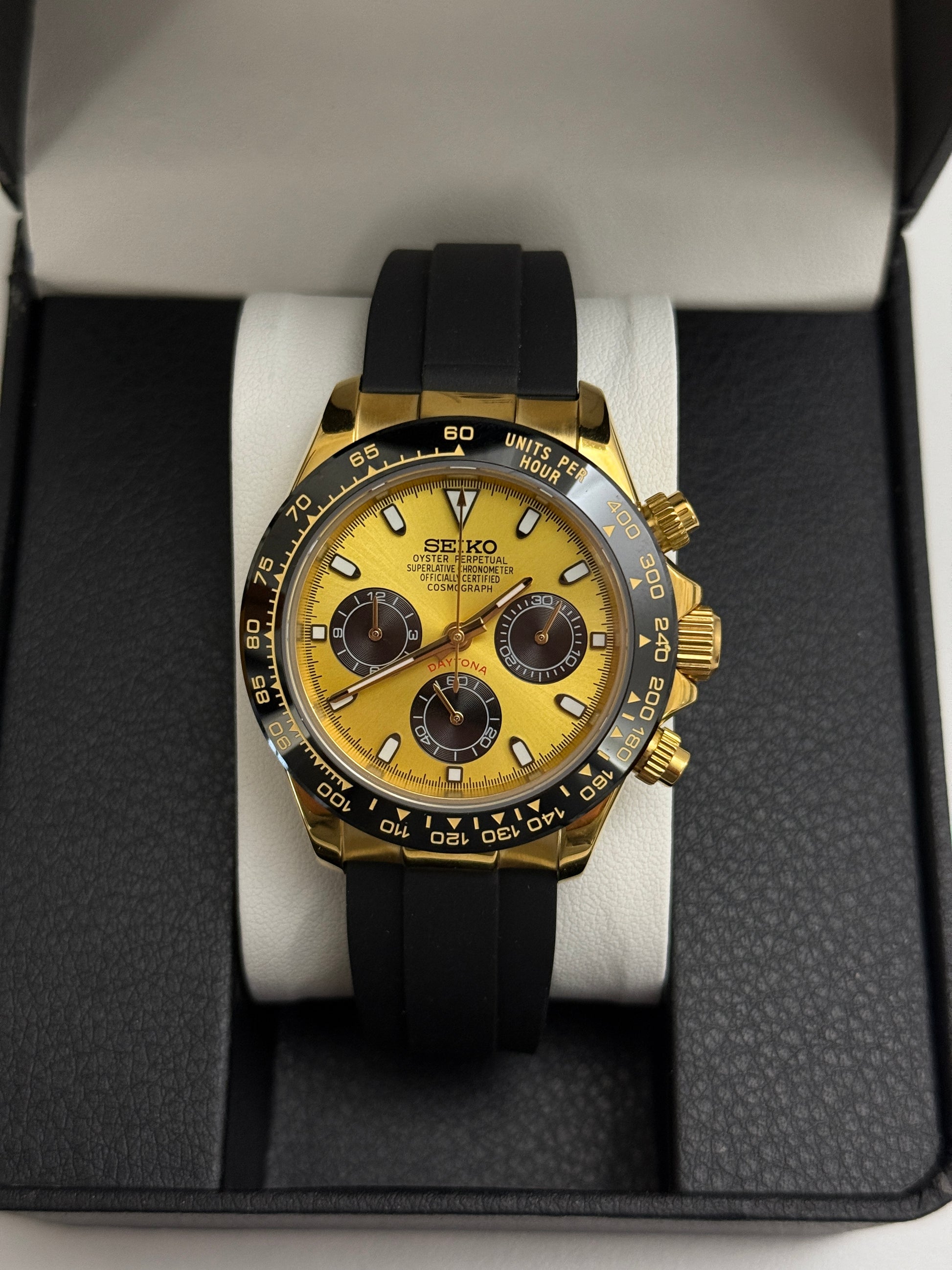 Seiko Mod Daytona Gold