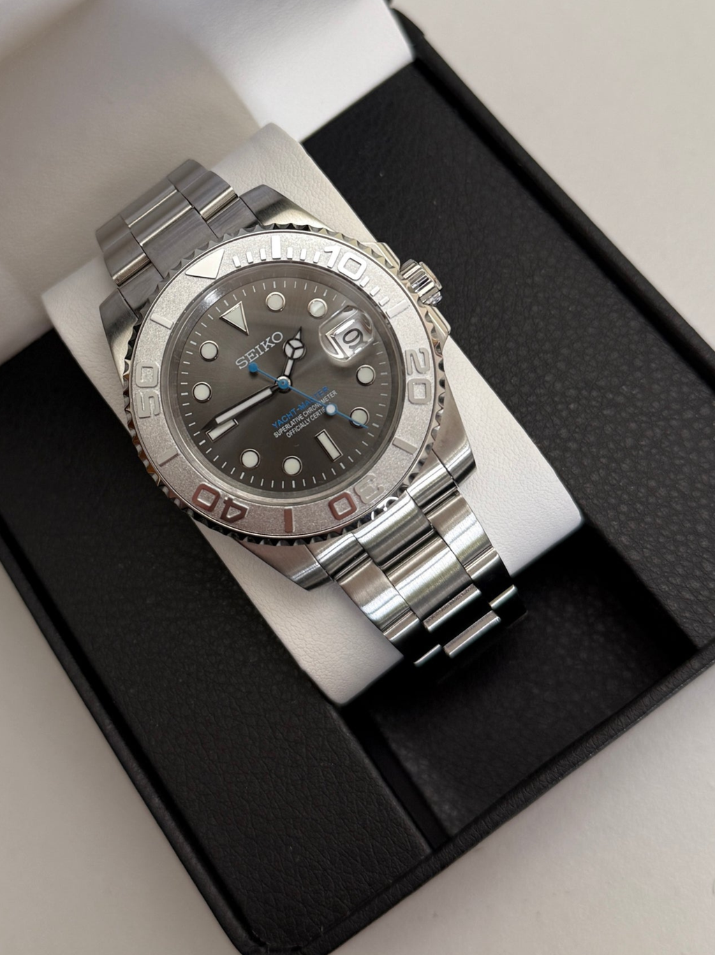 Seiko Mod Yachtmaster Blue – automatski sat, 40mm