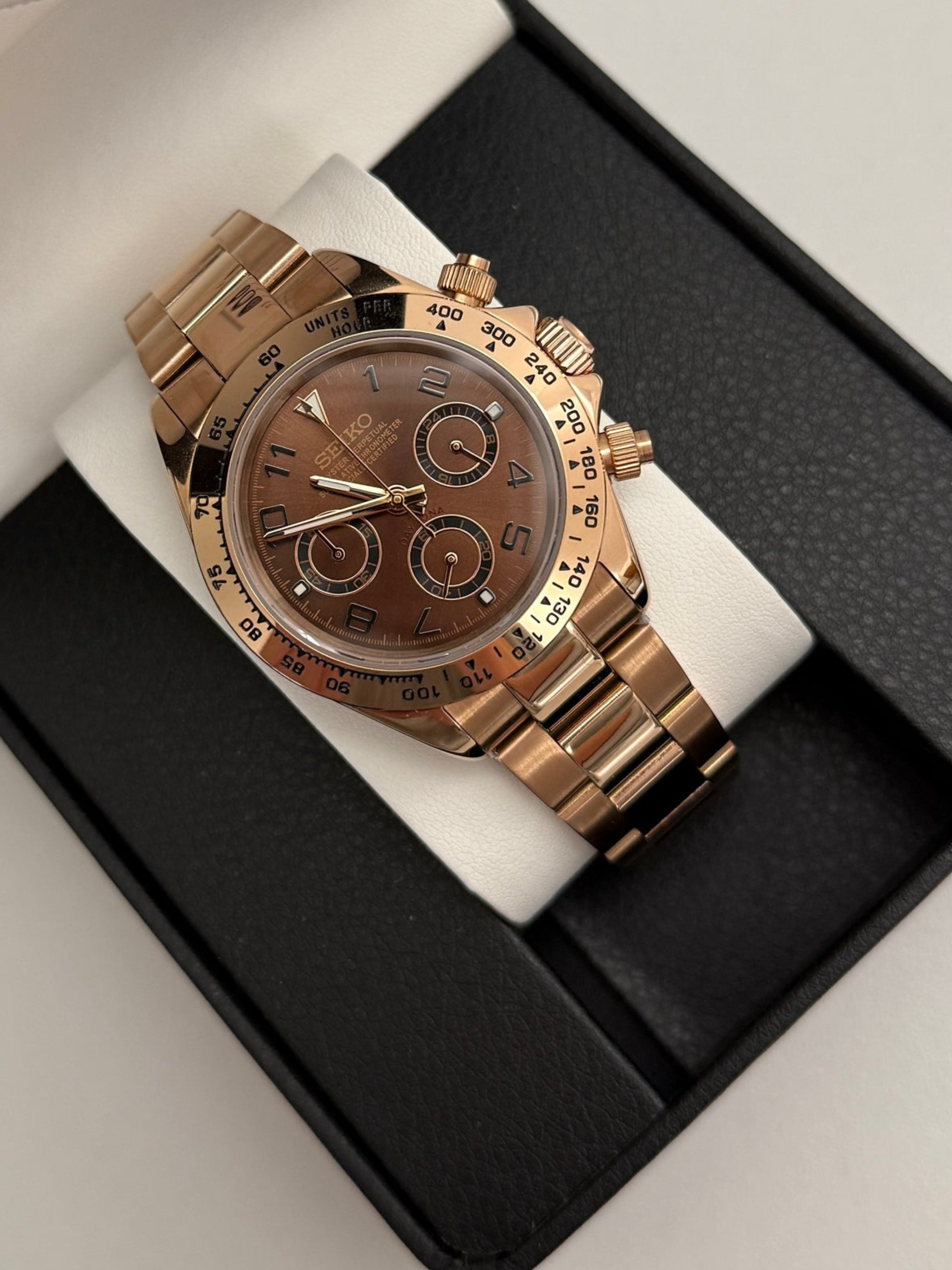 Seiko Mod Daytona Chocolate