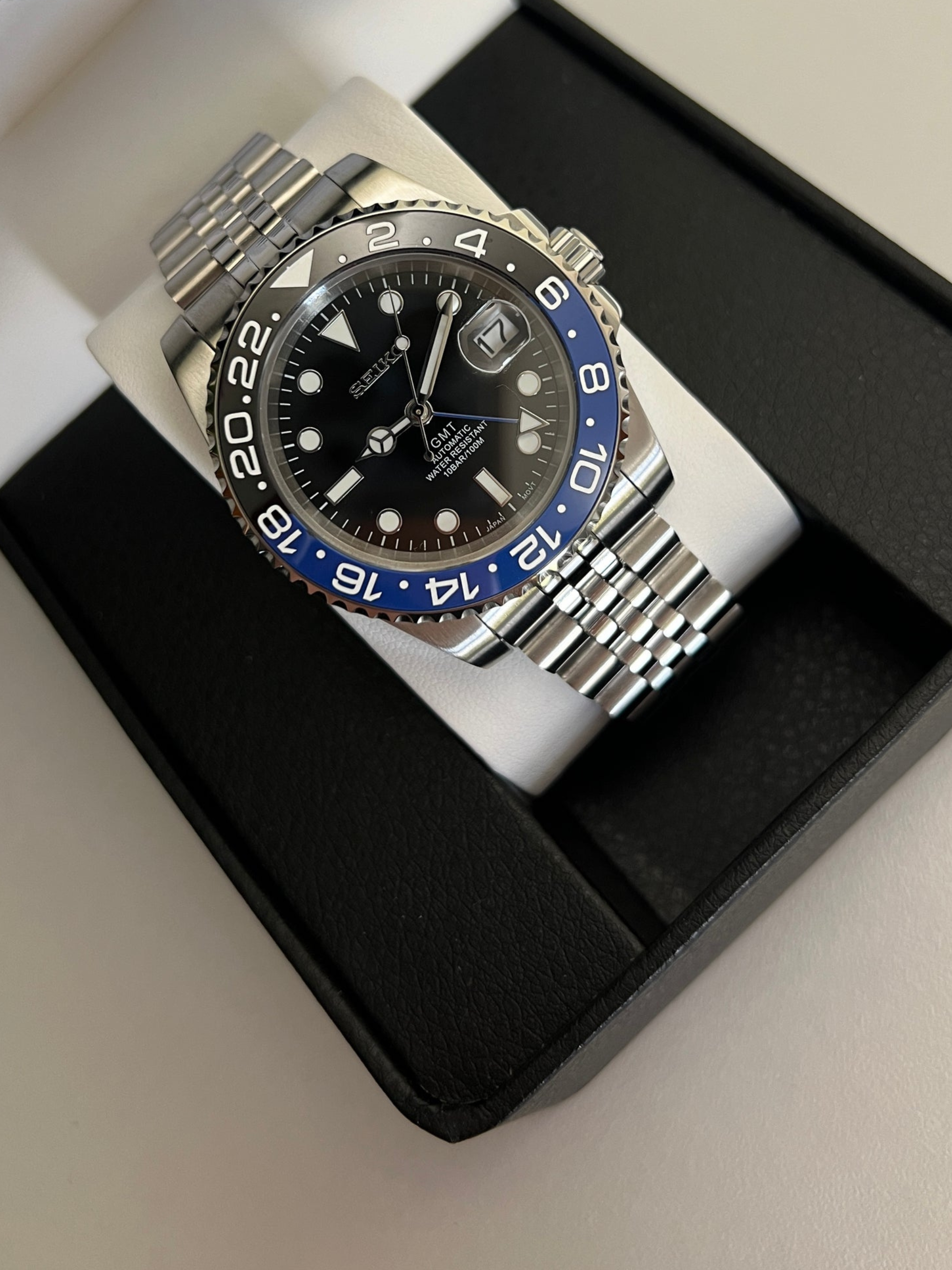 Seiko Mod GMT Batman