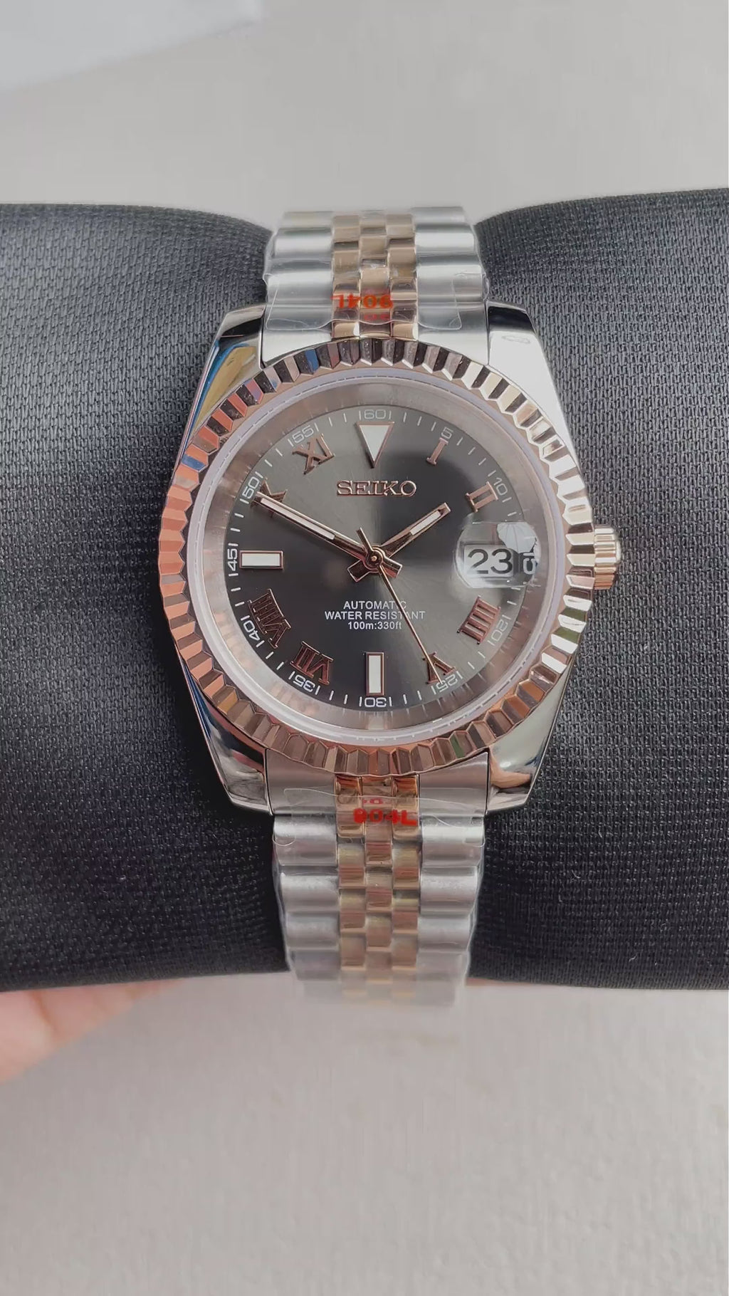 Seiko Mod Date Just Two Tone Wimbledon