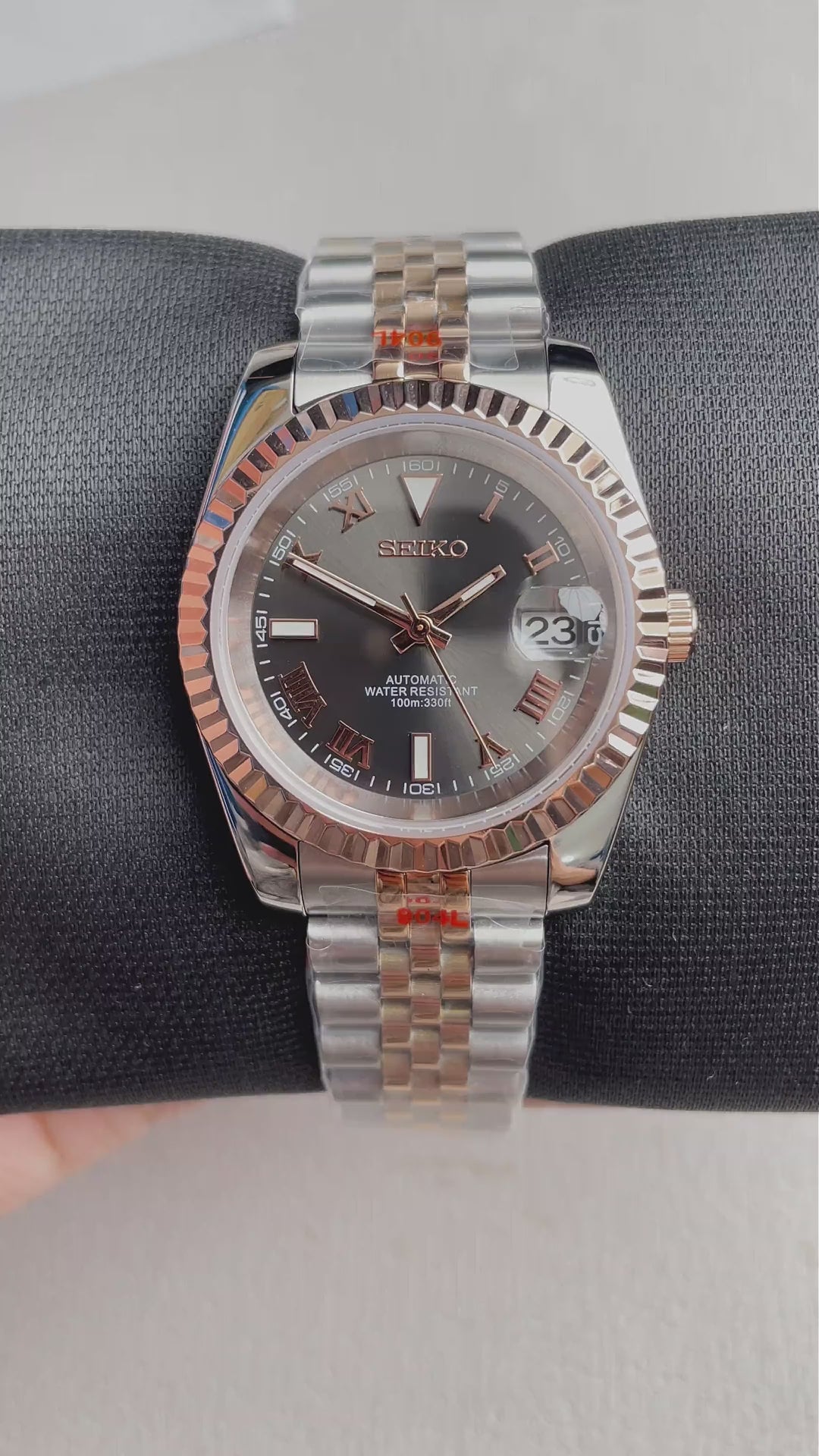 Seiko Mod Date Just Two Tone Wimbledon