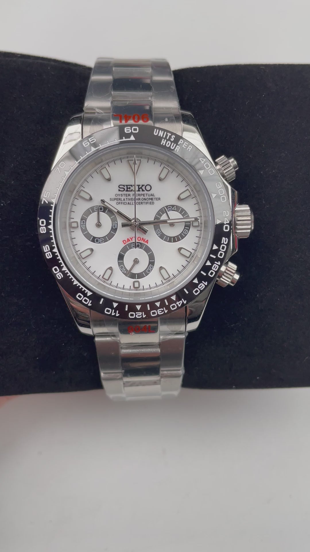 Seiko Mod Daytona Panda