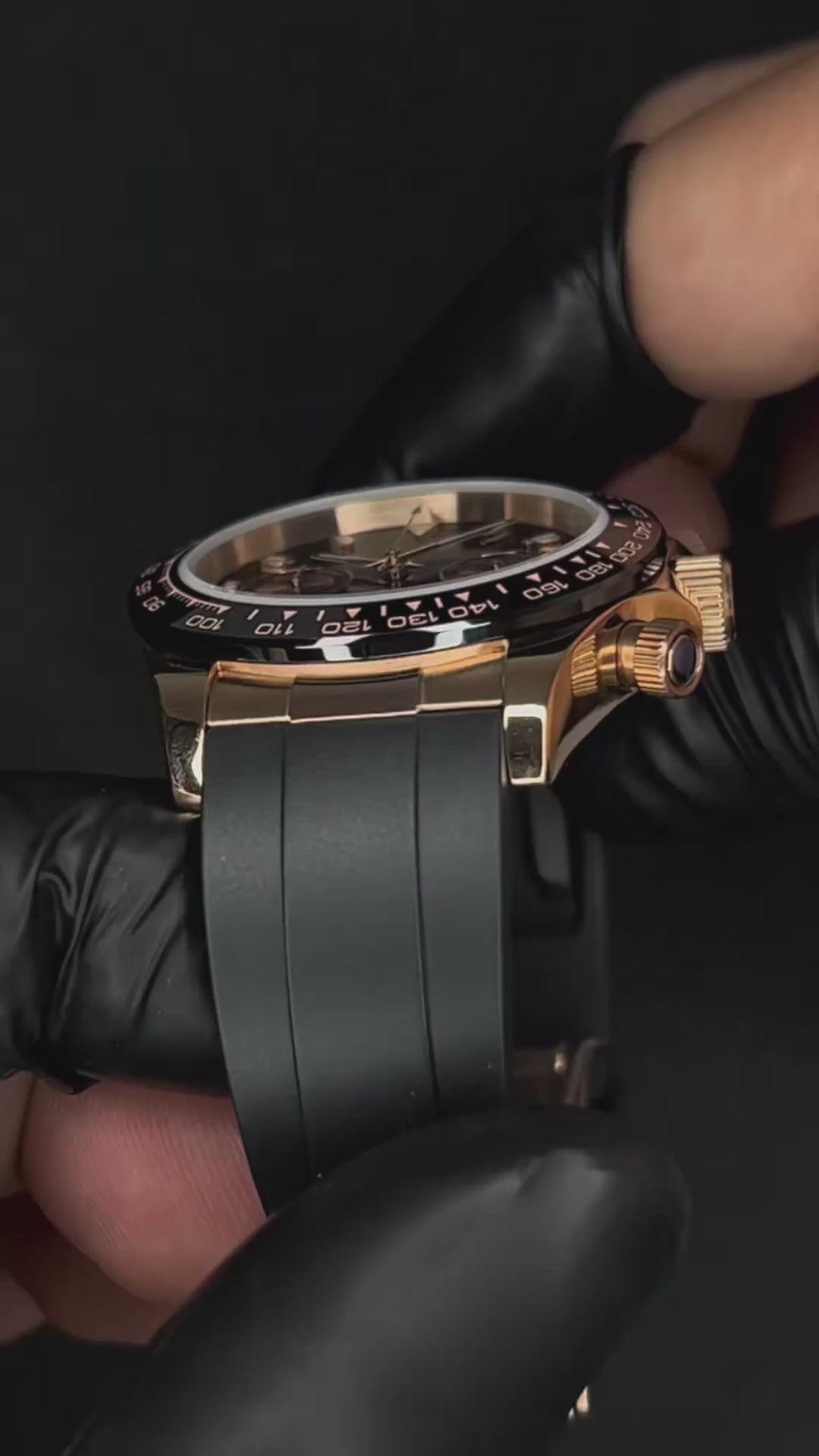 Seiko Mod Daytona Rose Gold