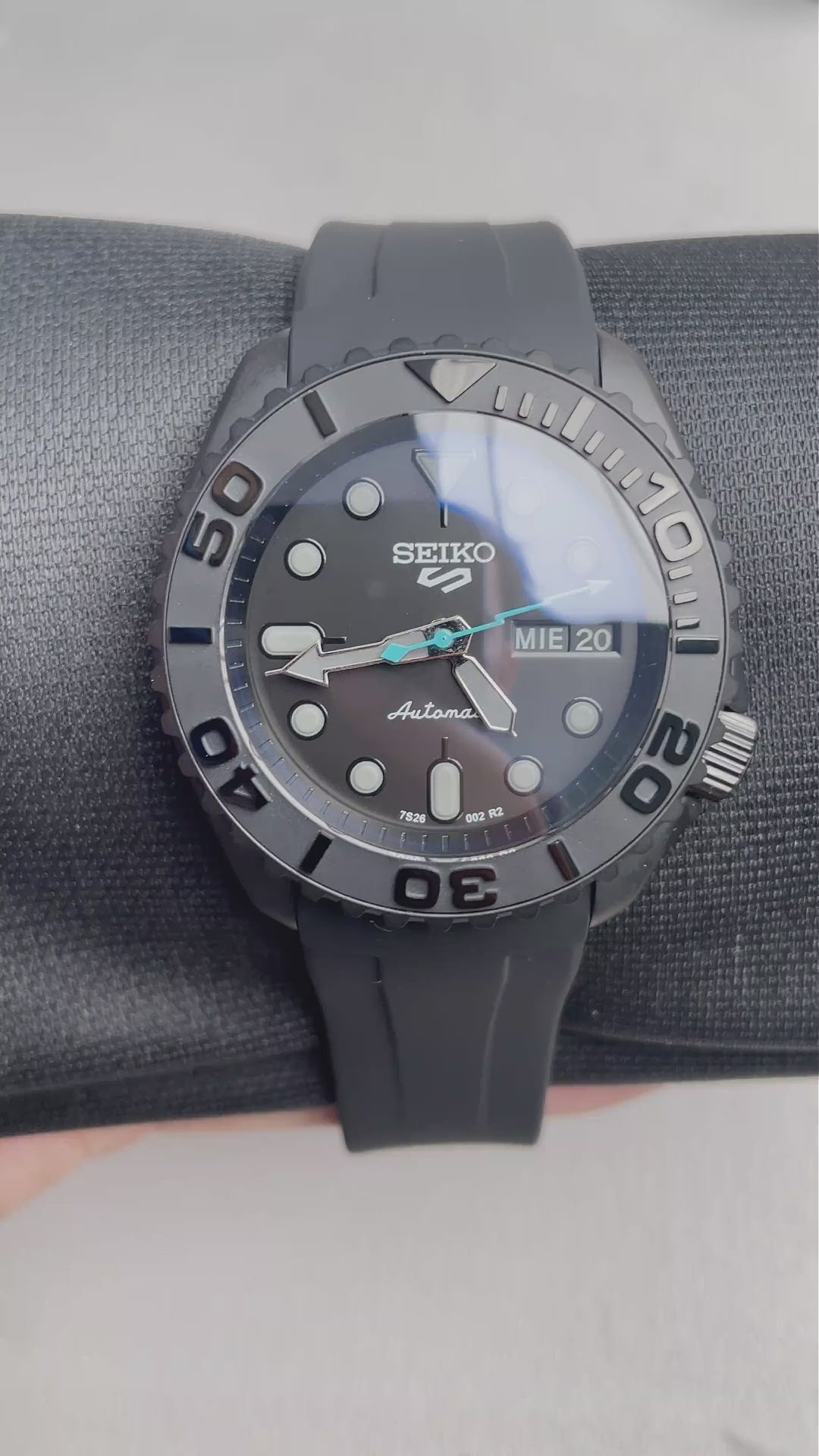 Seiko Mod Yachtmaster All Black