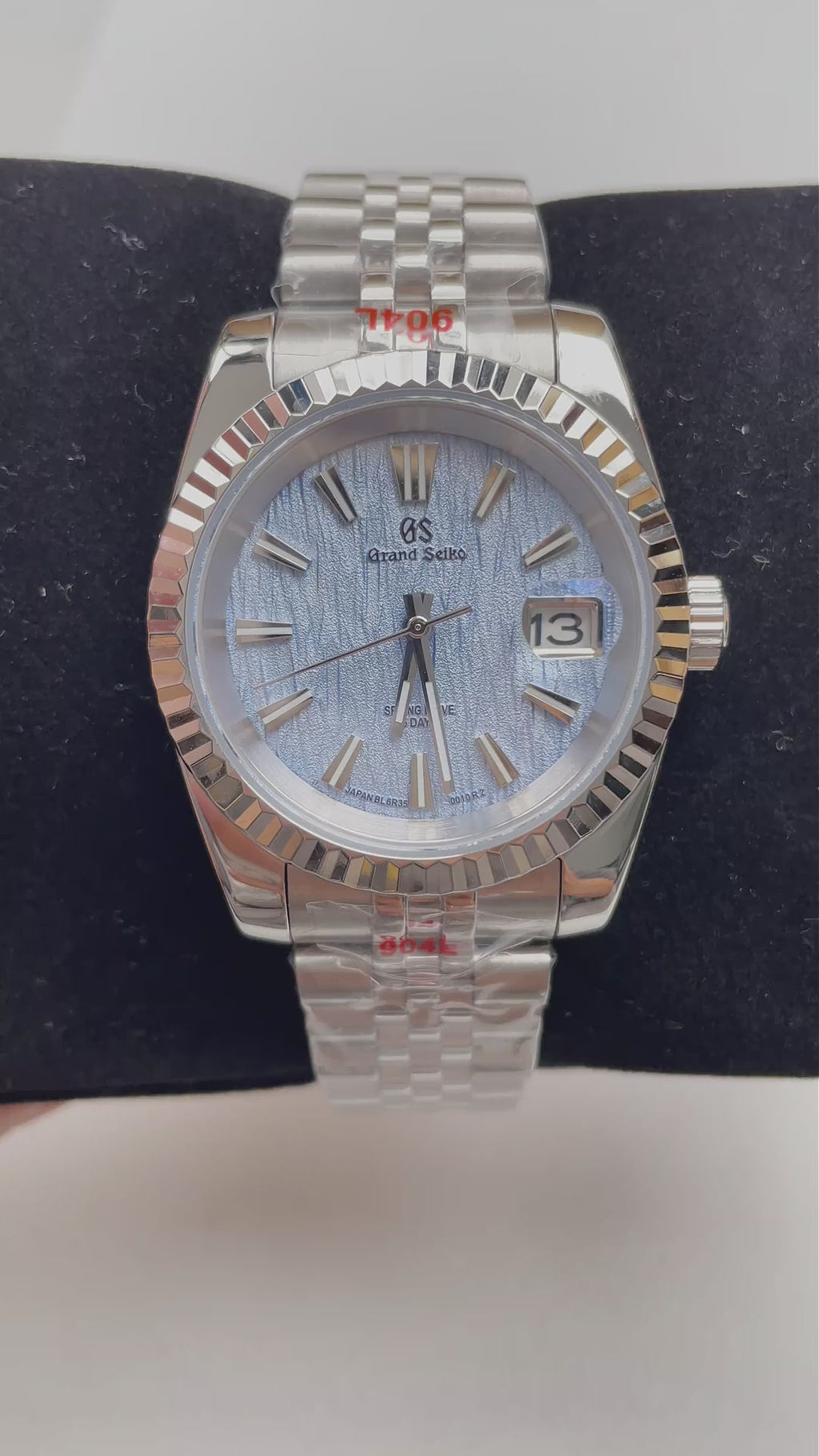 Seiko Mod Date Just Wave Blue – automatski sat, 40mm i 36mm