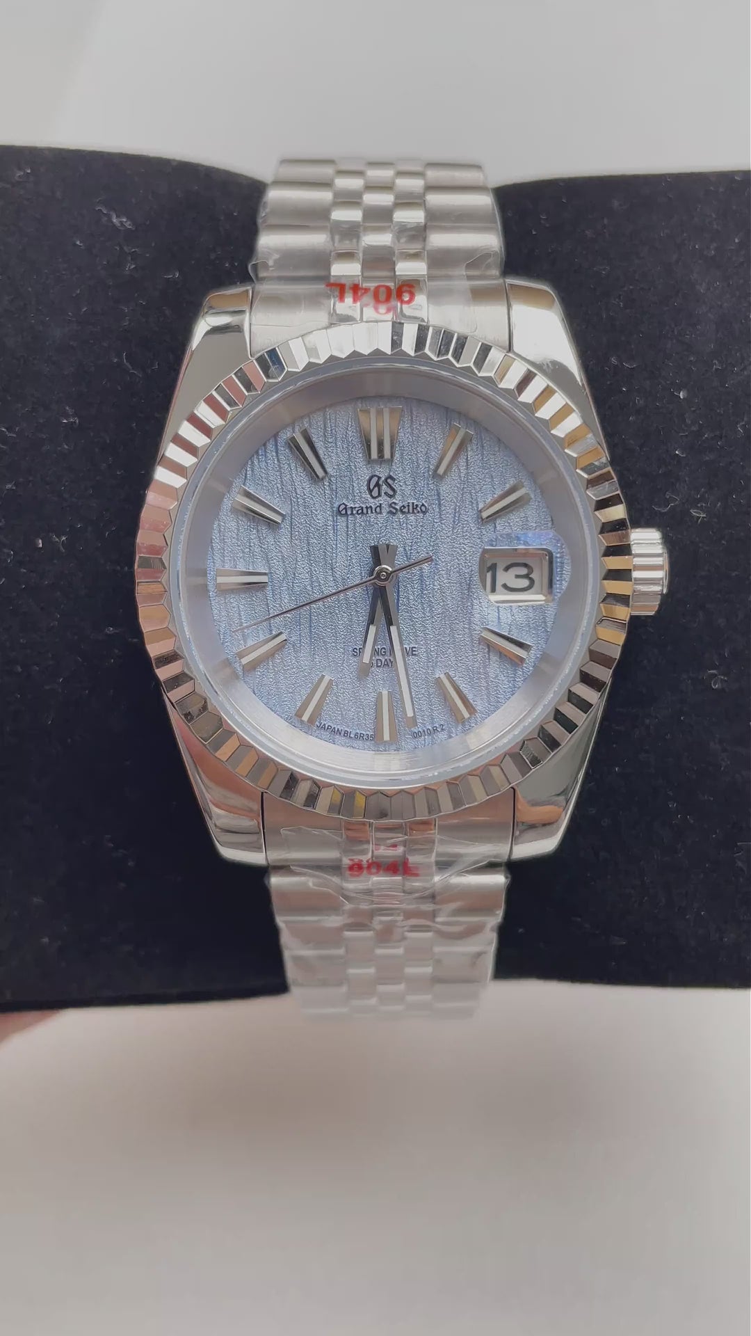 Seiko Mod Date Just Wave Blue – automatski sat, 40mm i 36mm